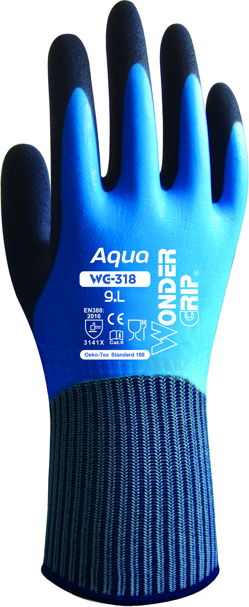 GUANTO NYLON TOT.RIC.LATT. 8/M AQUA8    