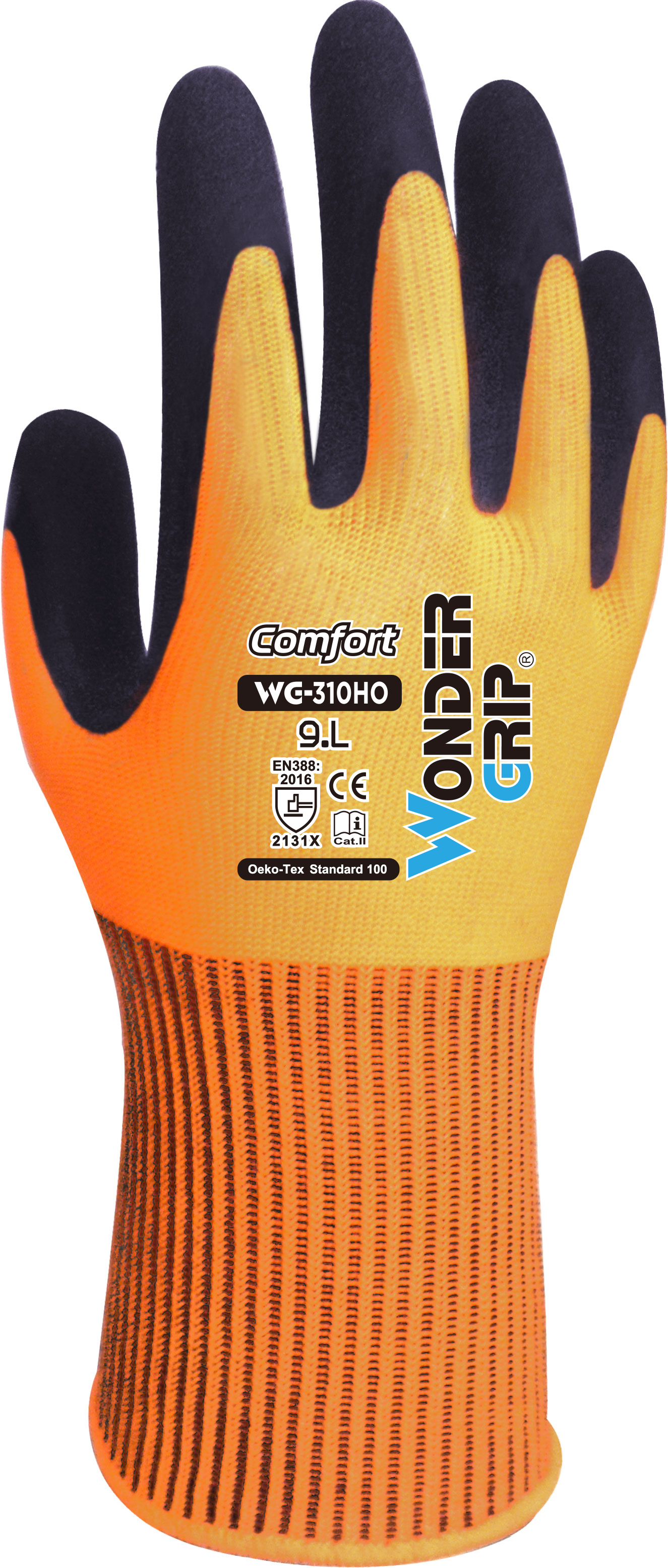 GUANTO POL.ARANCIO LATTICE 8/M COMFORT  