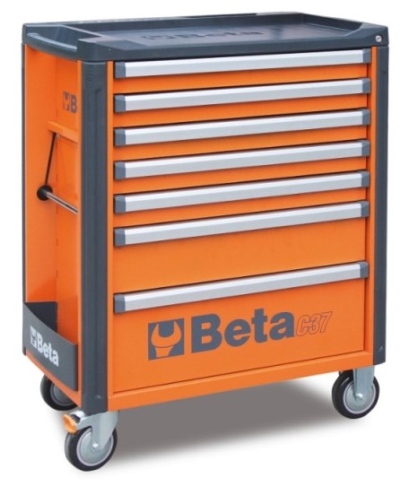 BETA C37/7 CASSETTIERA MOBILE ARANCIONE 