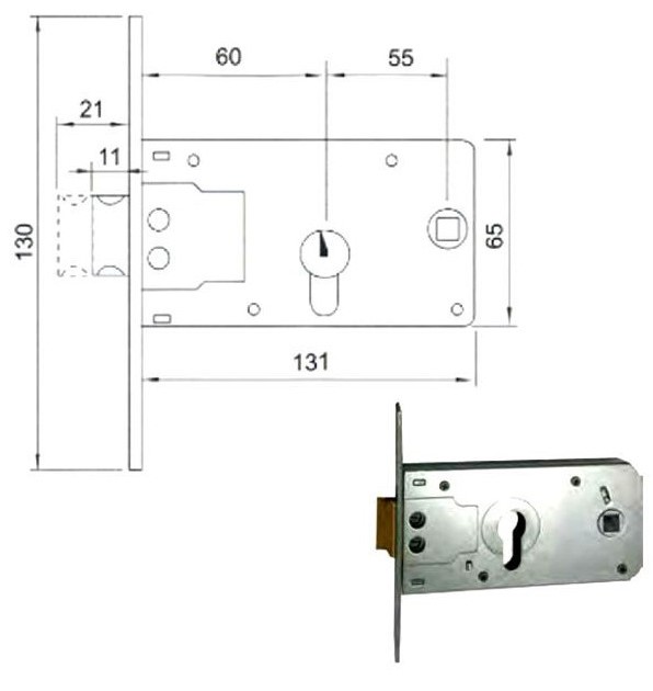 FASEM 911/S SERR.INF.FASCIA S/CIL.270162