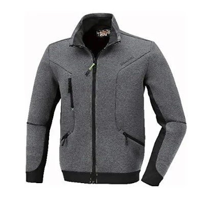 BETA 7634G TG.L PILE ZIP LUNGA GREY     