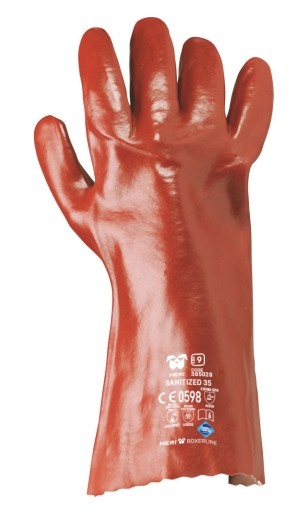 GUANTO SANITIZED 35 ROSSO TG.9 385028   
