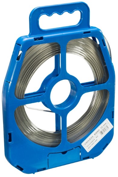 FASCETTA METRAGGIO INOX 12MM 25MT 44595