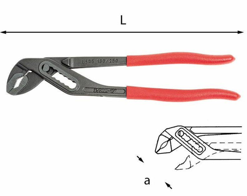 USAG 180 C_250 PINZA REGOLAB. U01800010 