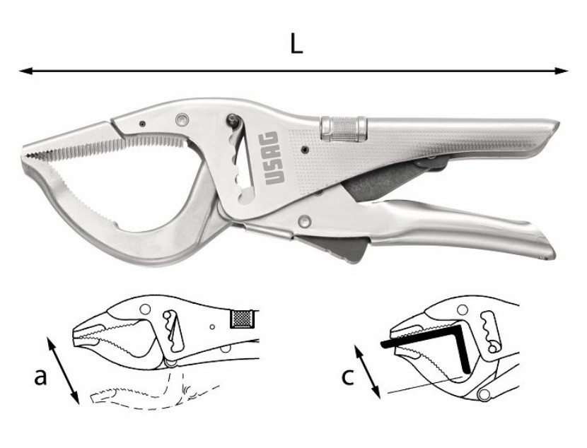 USAG 135C_250 PINZA AUTOBLOCCANTE