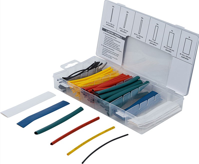 SET 100 PZ TUBETTI GOMMA TERMOR BGS8123 