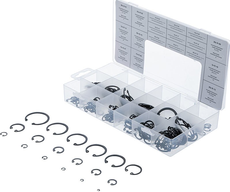 KIT 300PZ SEEGER PER INT 3-32MM BGS8049