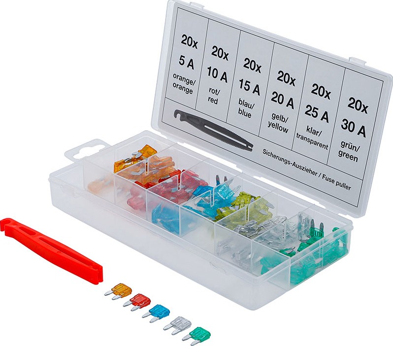 ASSORT MINI FUSIBILI AUTO 121PZ BGS8109 