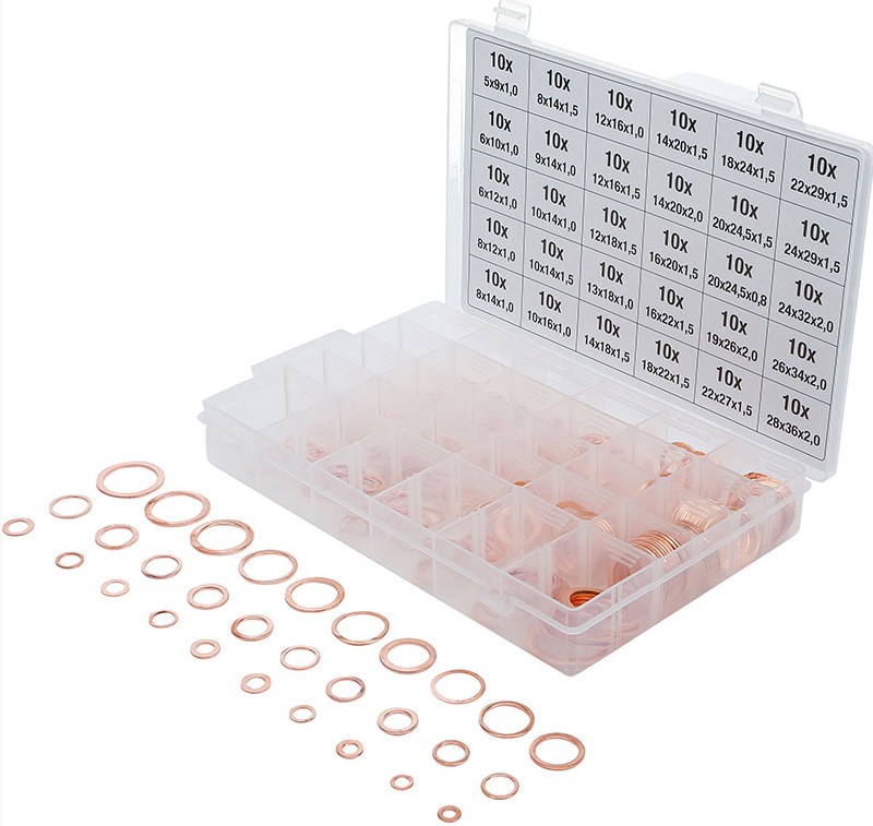 KIT 300 PZ RONDELLE RAME ASSORT BGS8142 