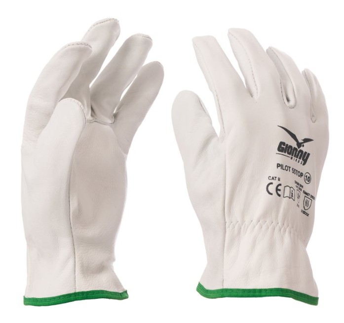 GUANTO PELLE/FIORE GIONNY 9 55TOP PILOT 