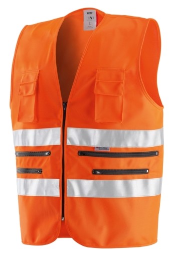 GILET 9046 MULTITASCHE L ARANCIO 422018