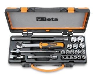BETA 910AC16 CASSETTE 21PZ ESAGONALI 3/8