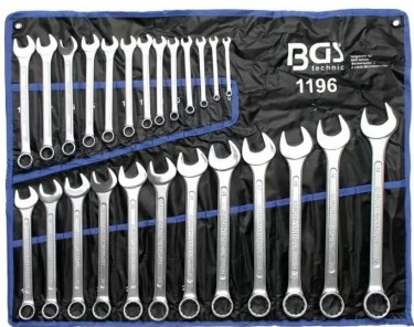 SERIE 25 CHIAVI COMB.CROM 6-32MM BGS1196