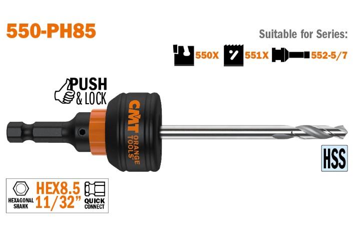 ALBERO SEGA A TAZZA 11/32'' 550-PH85    