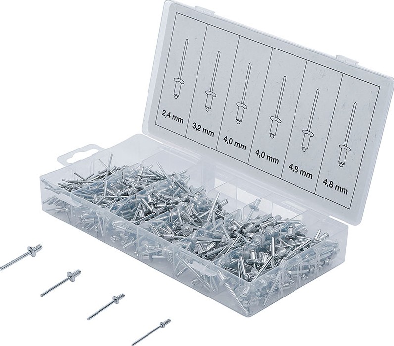 ASSORTIMENTO RIVETTI 400PZ BGS8058      