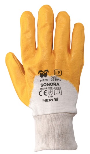 GUANTI NBR ARANCIO SONORA 11 353049 G121