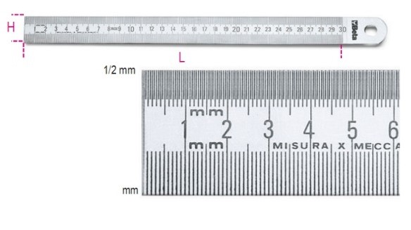 BETA 1683/L500 RIGHE SEMIRIGIDE         