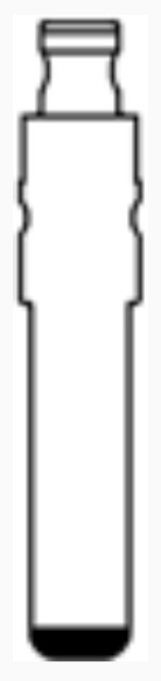 INSERTO CH.TESTA FLIP TRANSPOND. SIP22FH