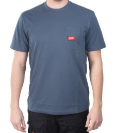 T-SHIRT UOMO WORK BLU TG.XXL  4932493017