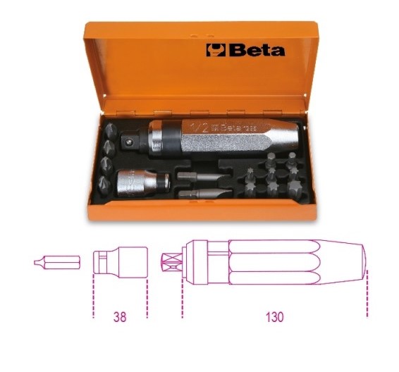 BETA 1295/C14 CASSETTA GIRAVITE PERCUSSI