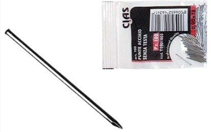 CHIODI SENZA TESTA 0.9X25 5000PZ 242009