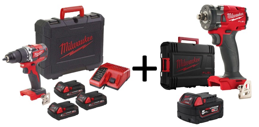 KIT PROMO TRAP+IMPULS 18V 1/2