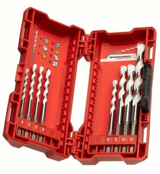 SET PUNTE MULTIMATERIALE 8PZ