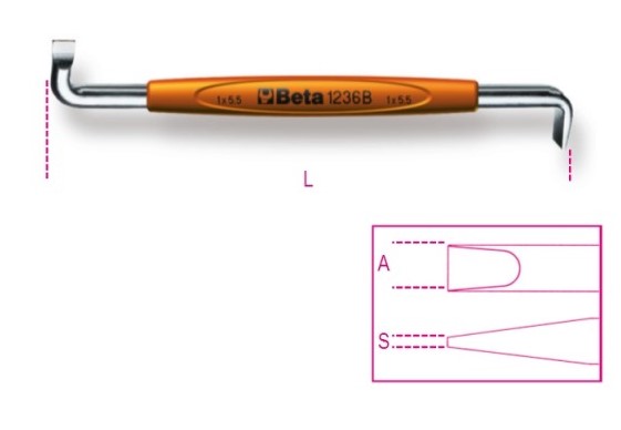 BETA 1236B 0.8X4 GIRAVITE A SQUADRA     