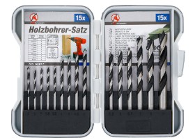 SET 15 PUNTE DA LEGNO 1,5-10MM BGS50817 