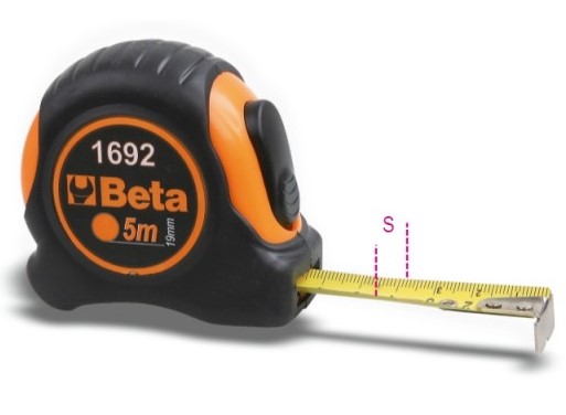 BETA 1692/5 FLESSOMETRI 5MT X 19MM      