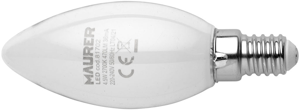 LAMPAD.LED MILKI 4,5W E14 2700K FI81702