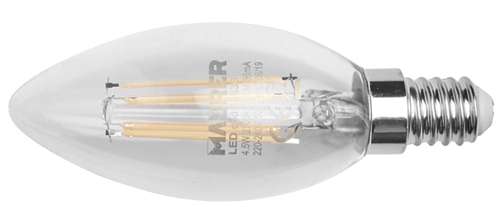 LAMPAD.LED OLIVA 4,5W E 14 2700K FI81693