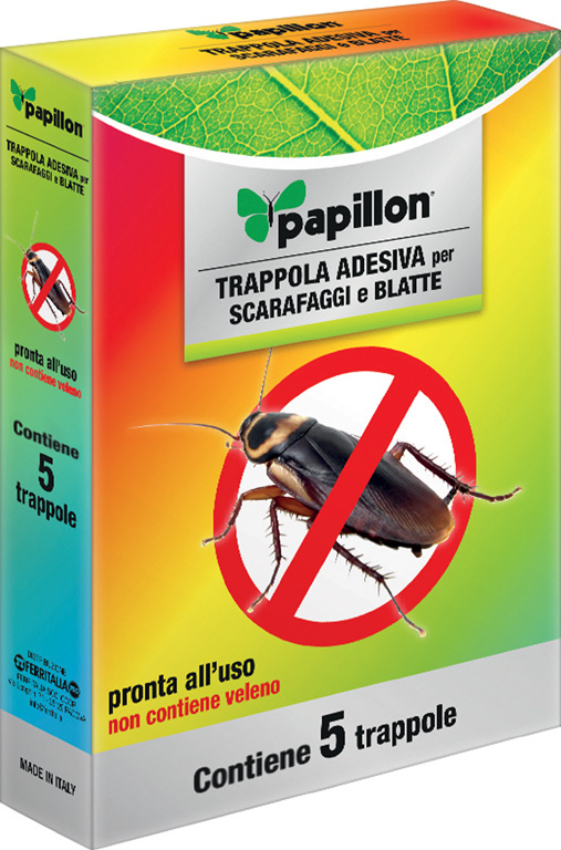 TRAPPOLE ADESIVE X SCARAFAGGI 5PZ 97943