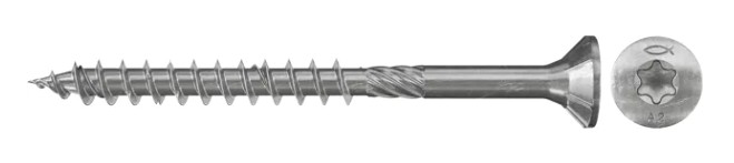 VITI TORX INOX 3.5X40 FPF-ST A2P 657026 