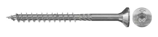 VITI TORX INOX 6X80 FPF-ST A2P 657118   