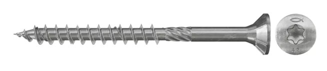 VITI TORX INOX 6X100 FPF-ST A2P 657124  