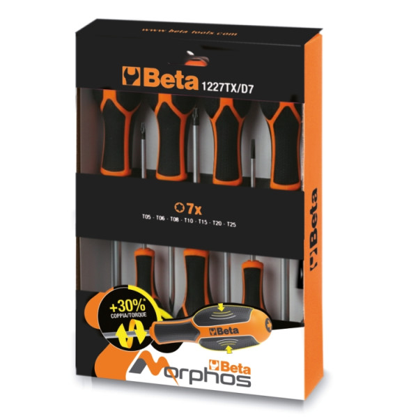 BETA 1227TX/D7 SERIE DI 7 GIRAVITI TORX