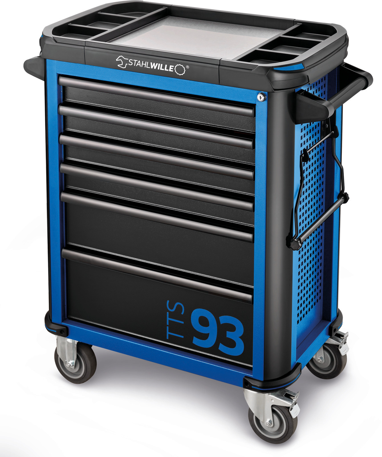 SW93/6/B CARRELLO OFFICINA BLU