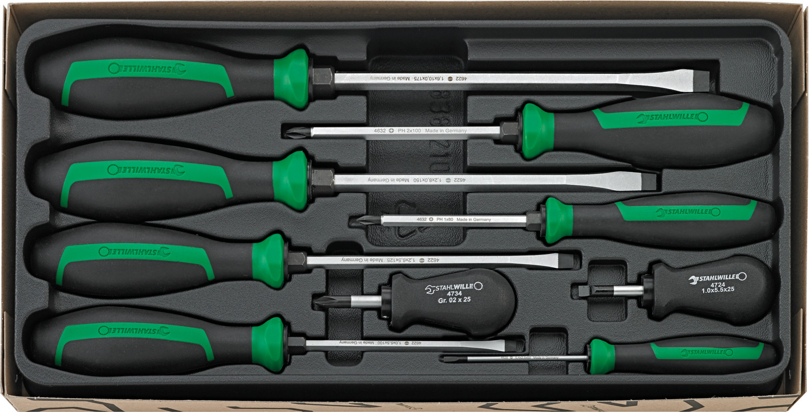 SW4693/9 Set di Giraviti DR+ 2K
