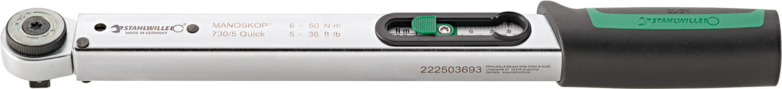 SW730R/5/QUICK CHIAVE DINAM 3/8