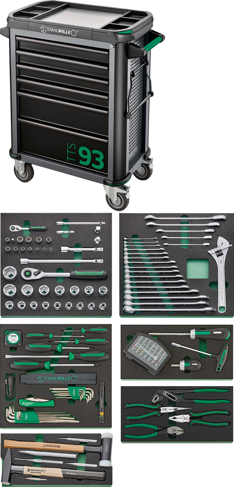SW93/157QR CARRELLO SET 157 UT.