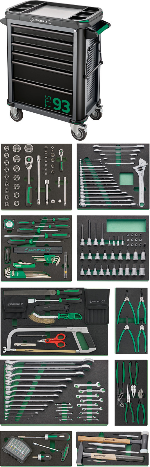 SW93/250QR CARRELLO SET 250 UT.