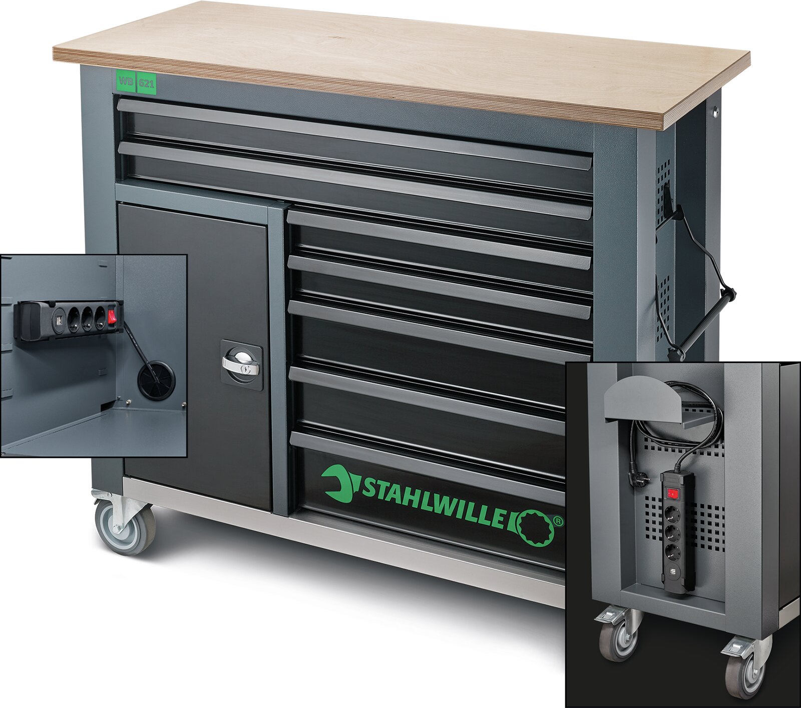 SWDAPTIQ®/Werkbank LAVOROPTIQ +E-KIT