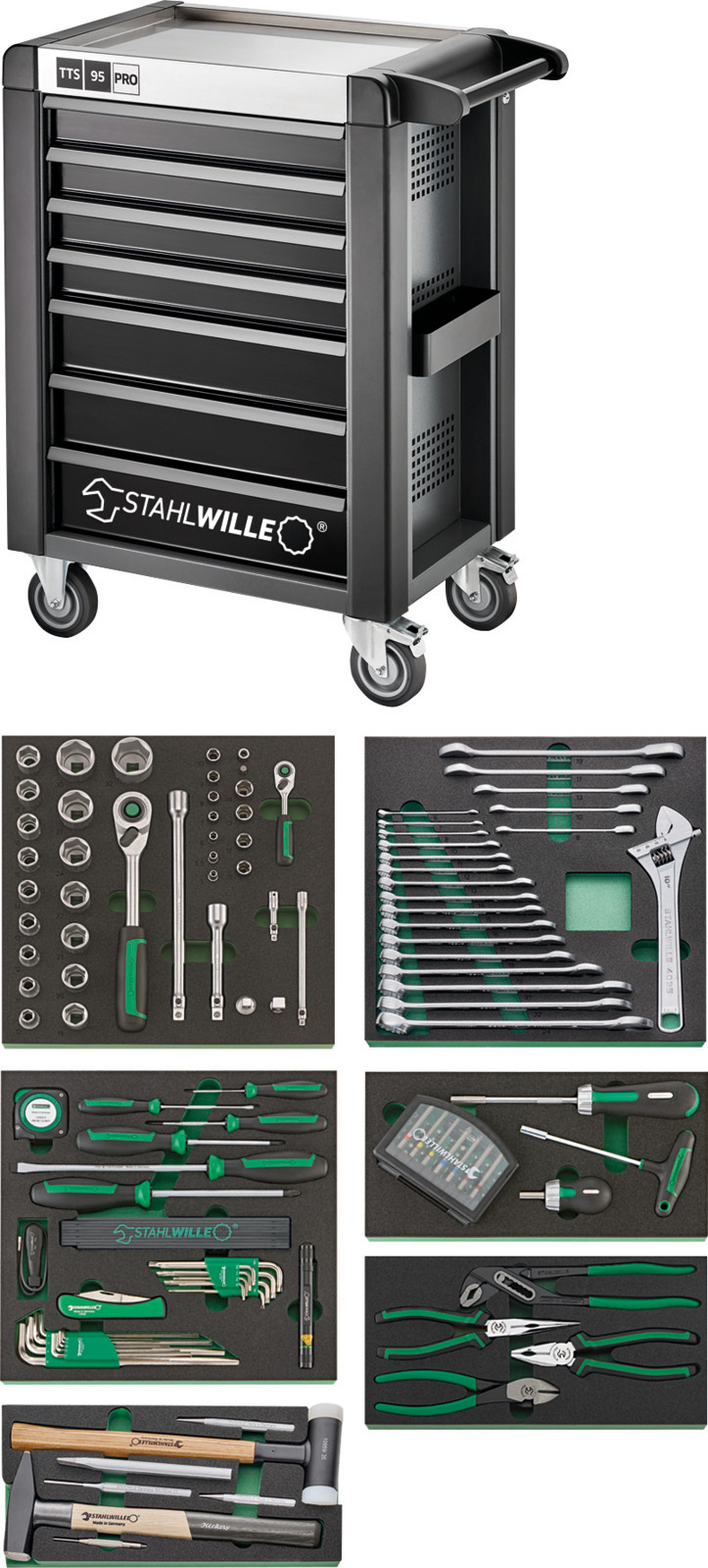 SW95/157QR CARRELLO SET 157 UT.