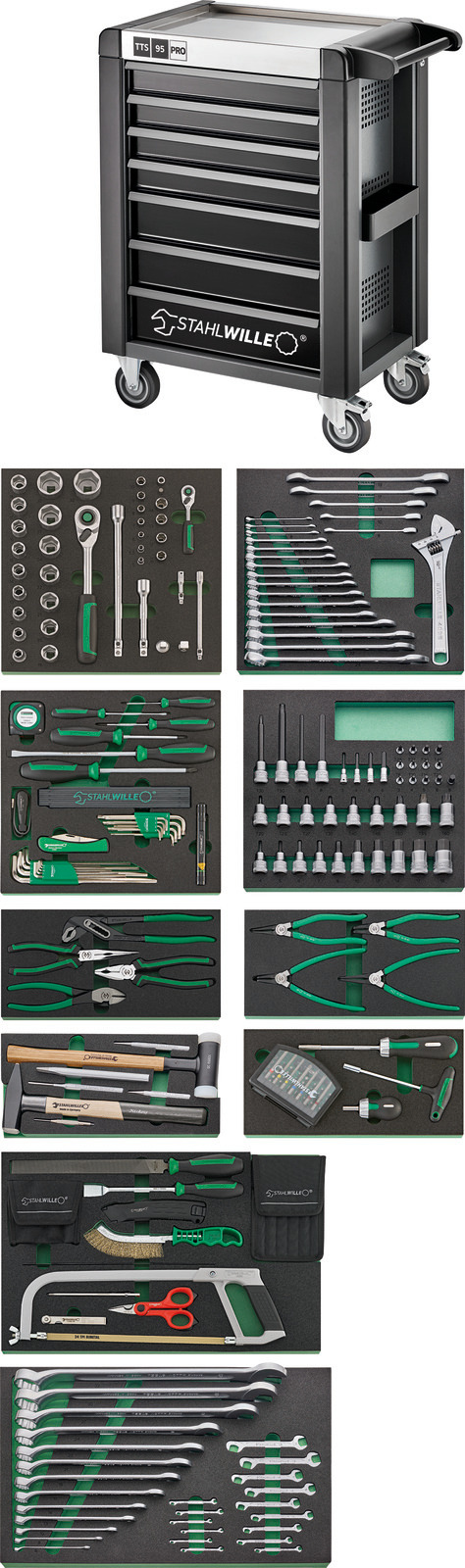 SW95/250QR CARRELLO SET 250 UT.