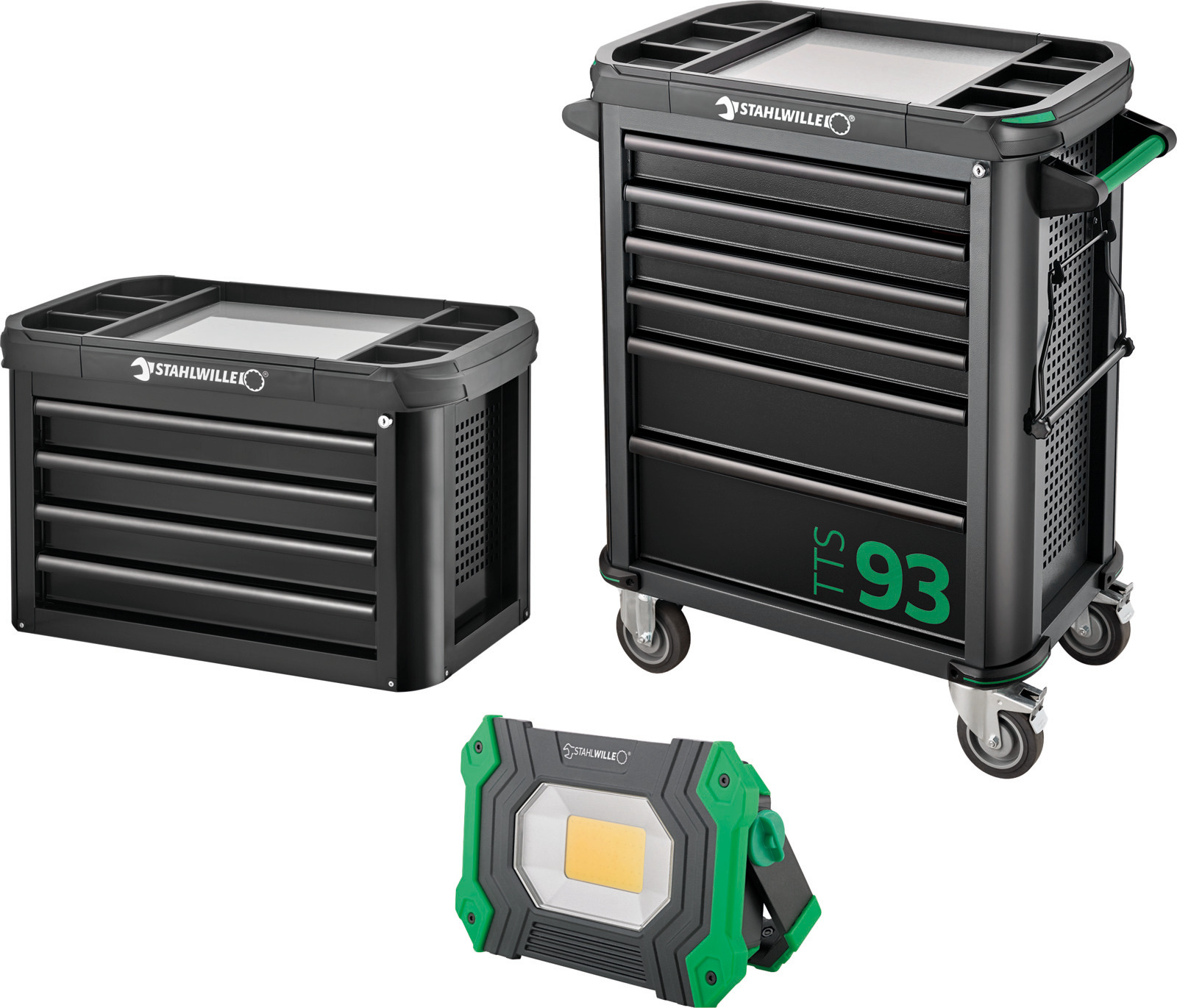 SW93/Trolley+Box CARRELLO CON TOP BOX