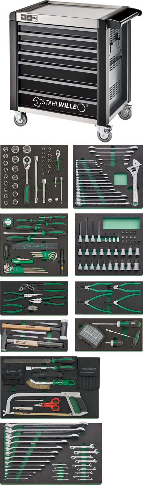 SW98/250QR Ass Attrezzi + carrello