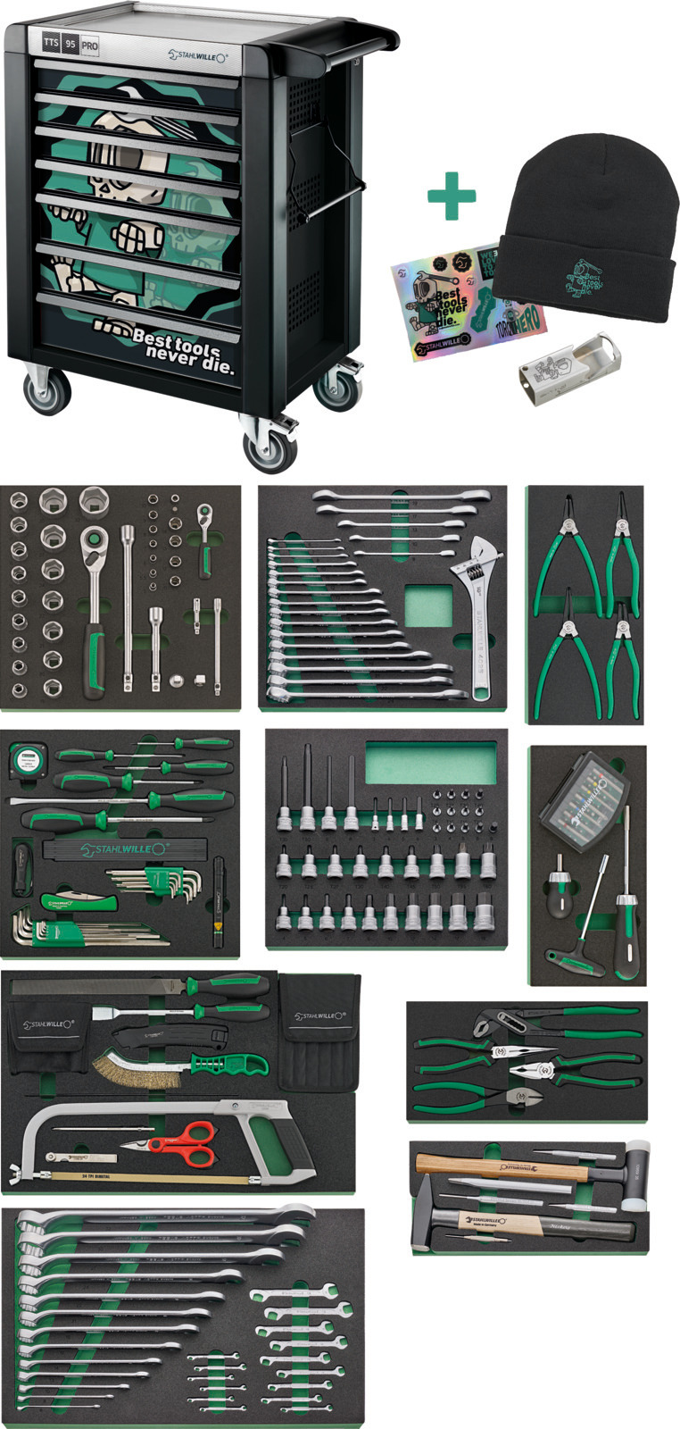 SW95/250QR/NDE ASSORTIMENTO 250PZ+CARREL