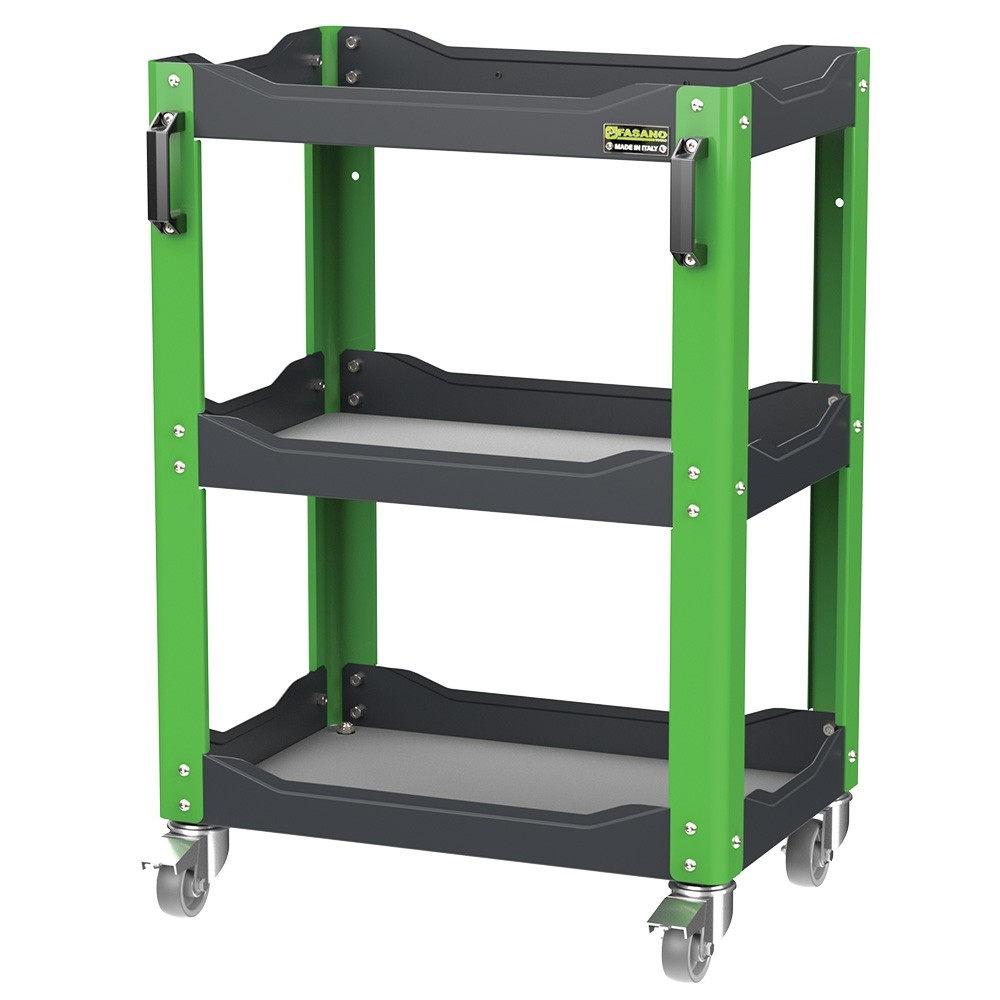 CARRELLO 3 RIPIANI VERDE FG 117V/A