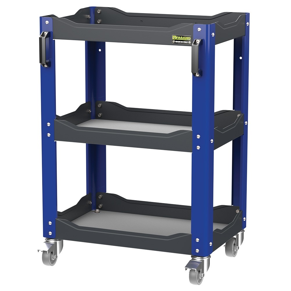 CARRELLO 3 RIPIANI BLU FG 117B/A